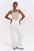 CALÇA MOLETOM WIDE OFF WHITE