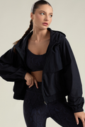 JAQUETA BOMBER OVERLAP AZUL MARINHO