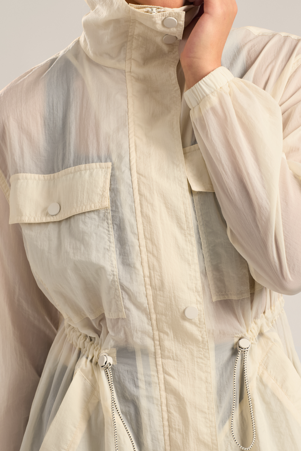 PARKA ULTRALIGHT SWEET BY MA TRANCHESI VANILA